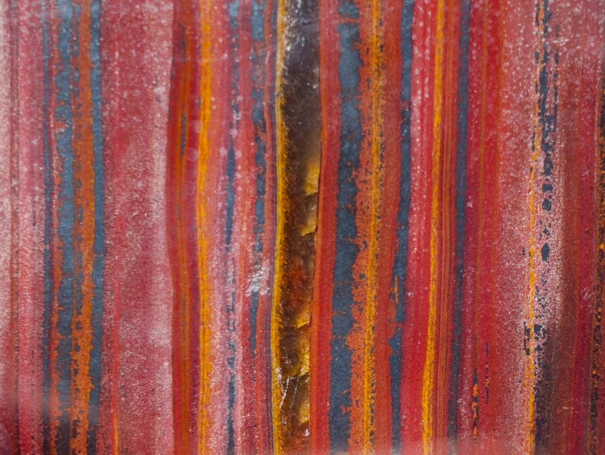 Polished Banded Tiger Iron Standing Display Pieces x 3 From South Africa - Toprock Gemstones and Minerals 