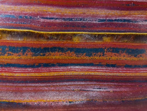 Polished Banded Tiger Iron Standing Display Pieces x 3 From South Africa - Toprock Gemstones and Minerals 