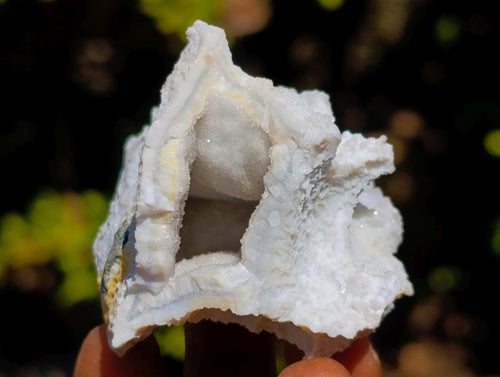 Natural Etched Blue Chalcedony Specimens x 12 From Nsanje, Malawi - Toprock Gemstones and Minerals 