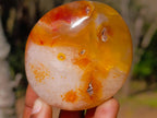 Polished Carnelian Agate Gemstone Galets x 12 From Madagascar - Toprock Gemstones and Minerals 