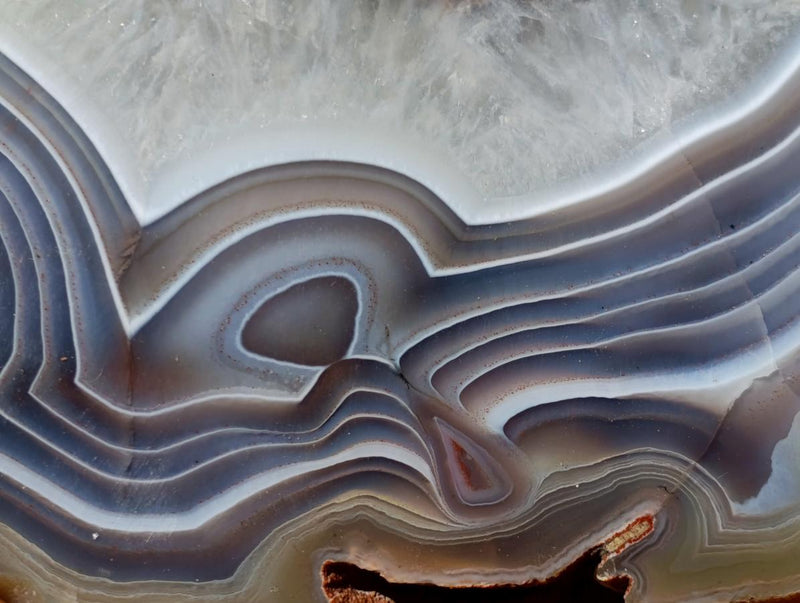 Polished One Side Red Large Shashe River Agate Nodule x 1 From Shashe River, Zimbabwe - Toprock Gemstones and Minerals 