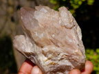 Natural Cascading White Phantom Smokey Luena Quartz Clusters x 3 From Luena, Congo - Toprock Gemstones and Minerals 