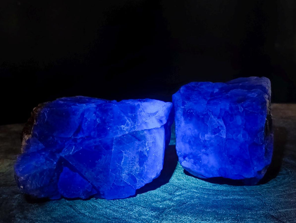 Natural Watermelon Fluorite Cobbed Specimens x 10 From Uis, Namibia - Toprock Gemstones and Minerals 