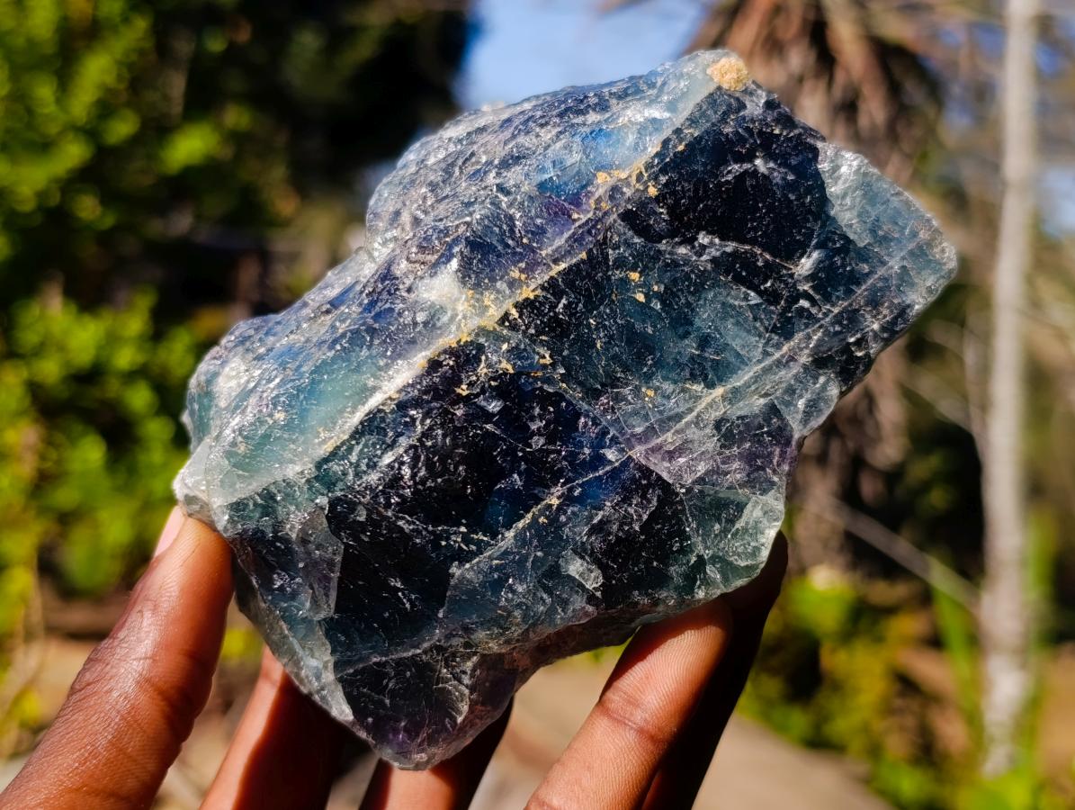 Natural Watermelon Fluorite Cobbed Specimens x 10 From Uis, Namibia - Toprock Gemstones and Minerals 