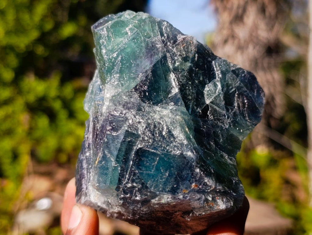 Natural Watermelon Fluorite Cobbed Specimens x 10 From Uis, Namibia - Toprock Gemstones and Minerals 