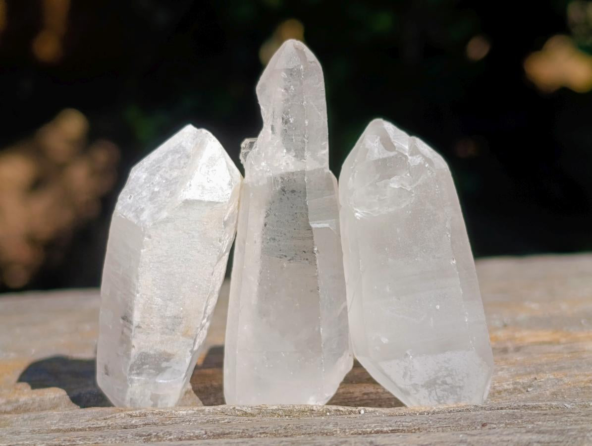 Natural Double Terminated Malagasy Quartz Crystals x 70 From Madagascar - Toprock Gemstones and Minerals 