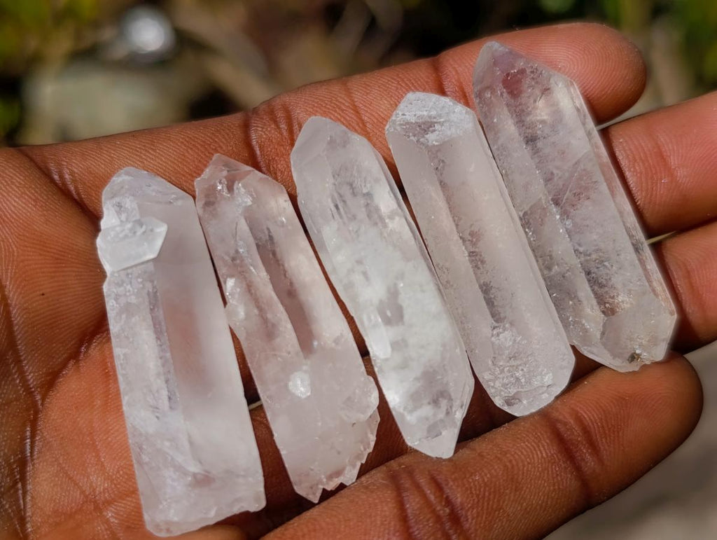 Natural Double Terminated Malagasy Quartz Crystals x 70 From Madagascar - Toprock Gemstones and Minerals 