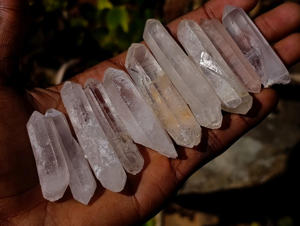 Natural Double Terminated Malagasy Quartz Crystals x 70 From Madagascar - Toprock Gemstones and Minerals 
