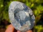 Polished and Natural Small Blue Celestite Eggs x 12 From Sakoany, Madagascar - Toprock Gemstones and Minerals 