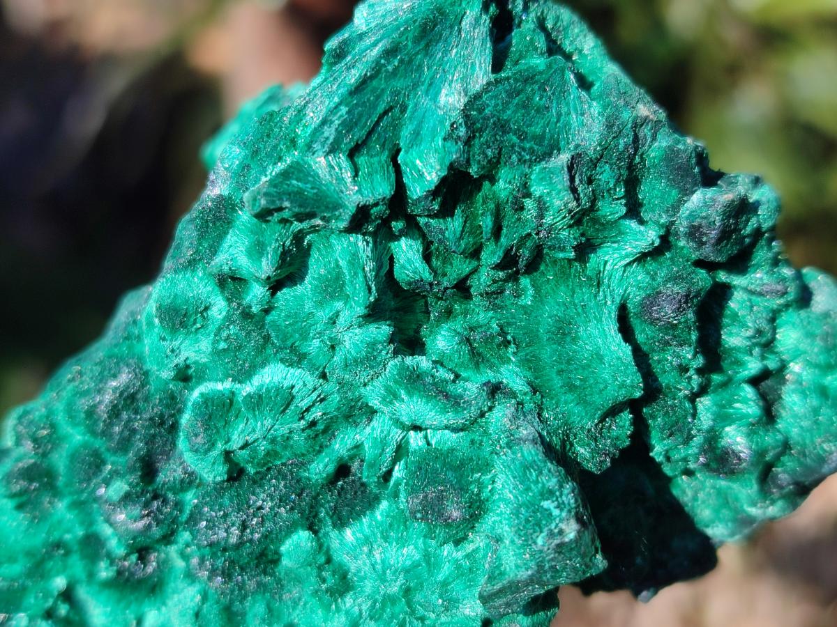 Natural Silky Malachite Specimens x 6 From Kasompe, Congo - Toprock Gemstones and Minerals 