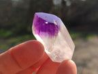 Polished Dark Purple Window Amethyst Crystals x 35 From Akansobe, Madagascar - Toprock Gemstones and Minerals 