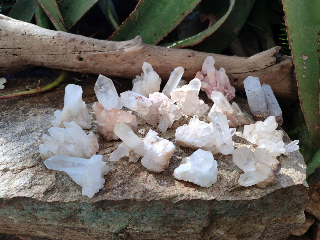 Natural Malagasy Quartz Clusters x 35 From Madagascar - Toprock Gemstones and Minerals 