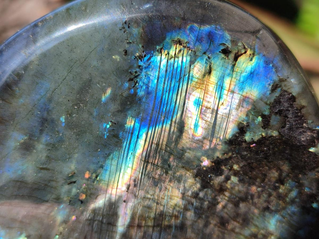 Polished Labradorite Standing Display Pieces x 3 From Madagascar - Toprock Gemstones and Minerals 