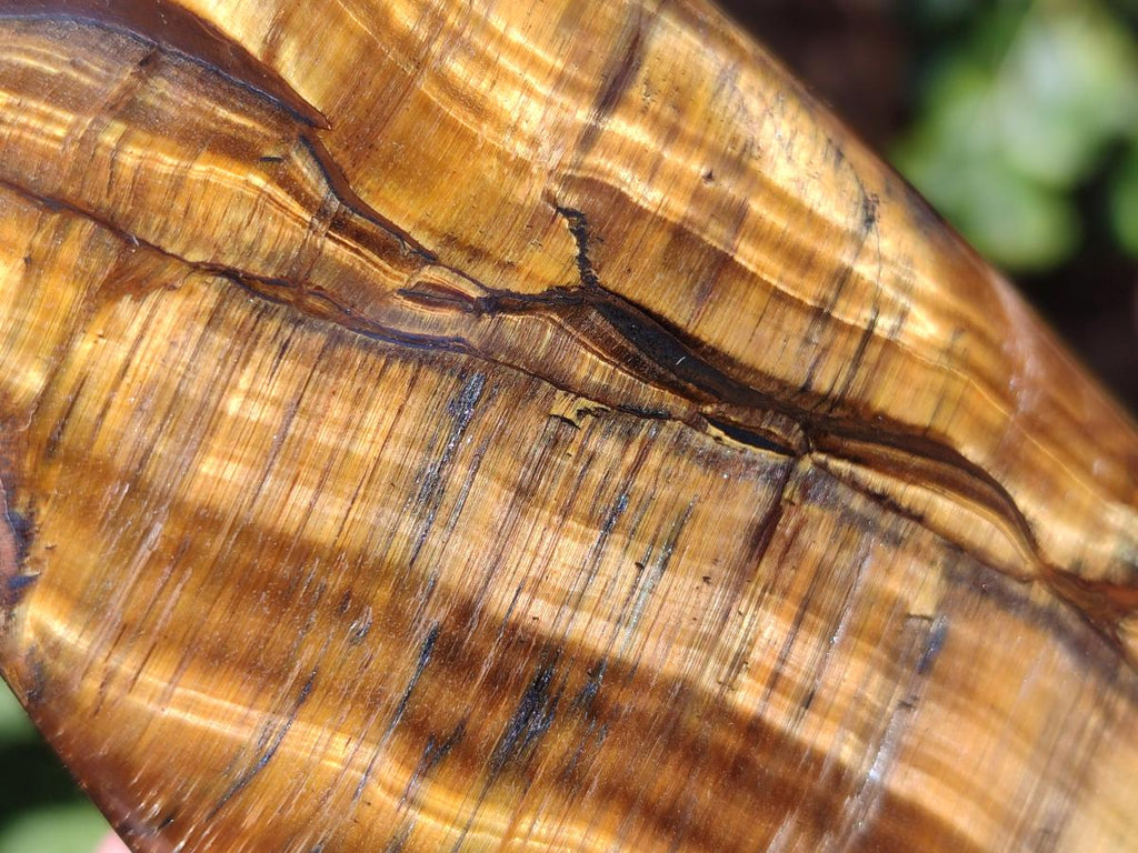 Polished Golden Tigers Eye Display Pieces x 3 From Prieska, South Africa - Toprock Gemstones and Minerals 