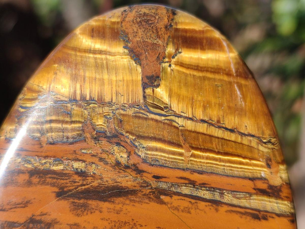 Polished Golden Tigers Eye Display Pieces x 3 From Prieska, South Africa - Toprock Gemstones and Minerals 