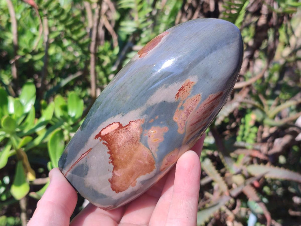 Polished Polychrome Jasper Standing Display Pieces x 3 From Androka, Madagascar - Toprock Gemstones and Minerals 