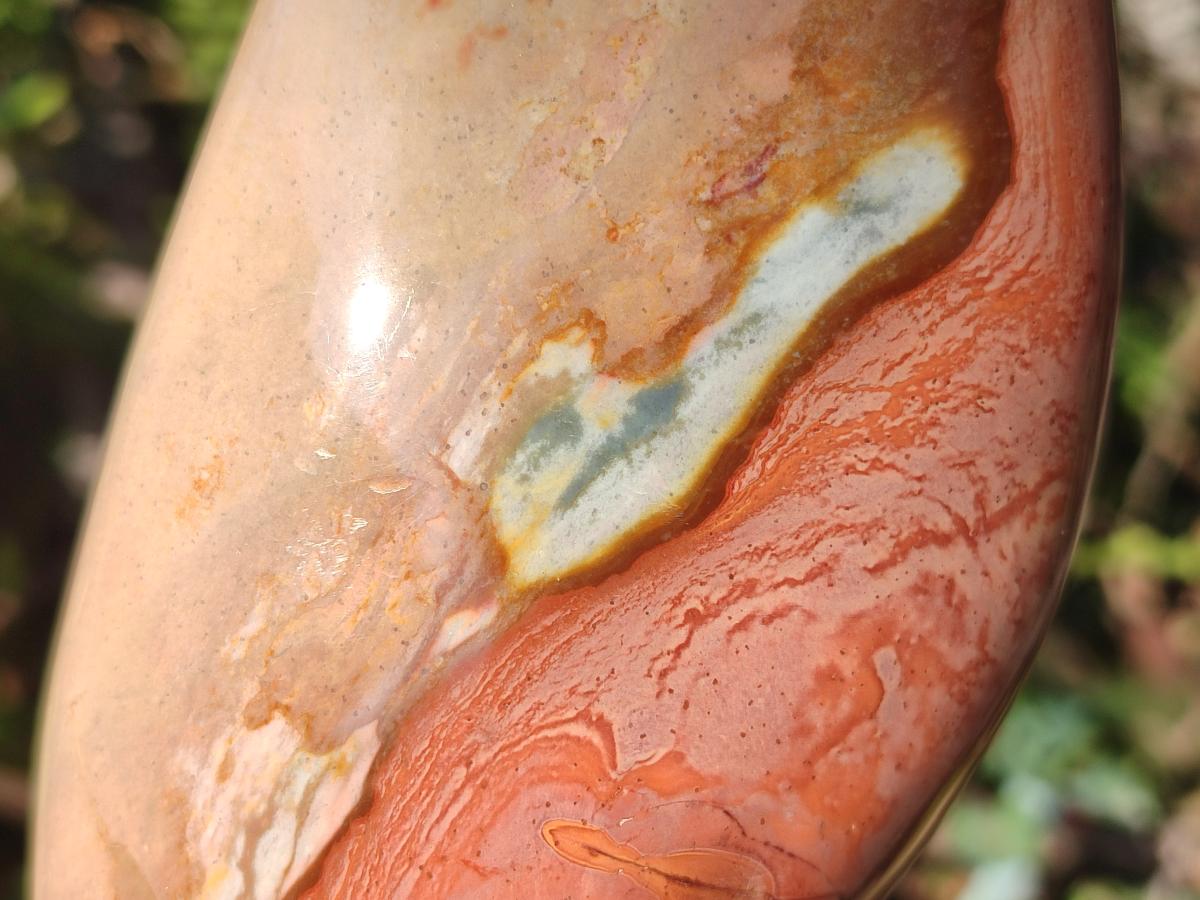 Polished Polychrome Jasper Standing Display Pieces x 3 From Androka, Madagascar - Toprock Gemstones and Minerals 