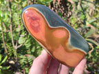 Polished Polychrome Jasper Standing Display Pieces x 3 From Androka, Madagascar - Toprock Gemstones and Minerals 