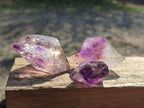 Polished Dark Purple Window Amethyst Crystals x 20 From Akansobe, Madagascar - Toprock Gemstones and Minerals 
