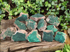 Natural Botryoidal Crystalline Malachite Specimens x 12 From Tenke Fungurume, Congo - Toprock Gemstones and Minerals 