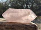 Polished Large Double Terminated Gemmy Rose Quartz Crystals x 6 From Madagascar - Toprock Gemstones and Minerals 
