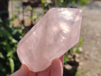 Polished Large Double Terminated Gemmy Rose Quartz Crystals x 6 From Madagascar - Toprock Gemstones and Minerals 