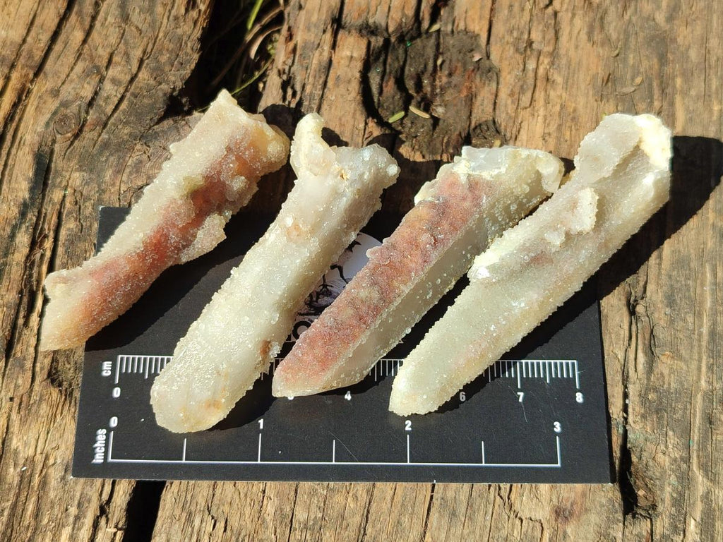 Natural Drusy Fairy Spirit Quartz Single Crystals x 70 From Boekenhouthoek, South Africa - Toprock Gemstones and Minerals 