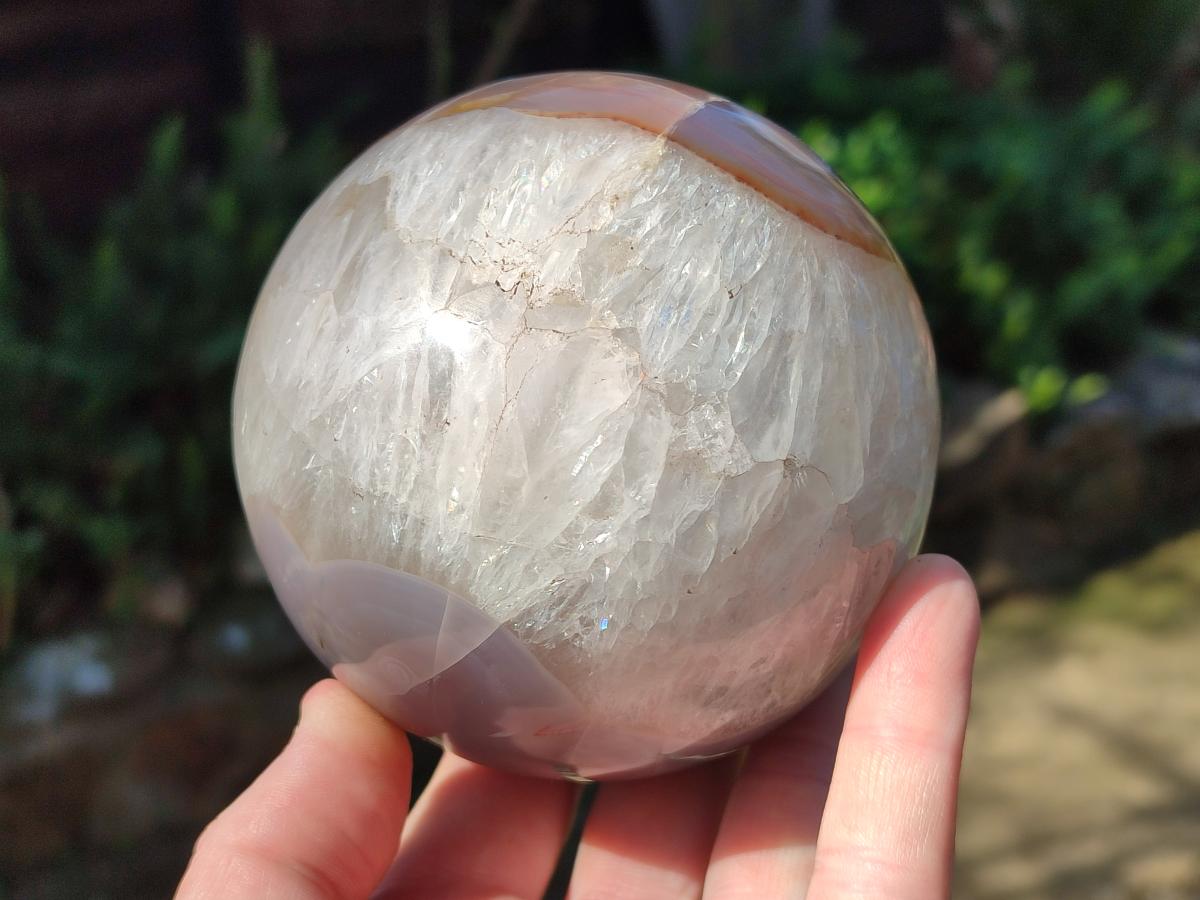 Polished Red Shashe River Agate Spheres x 2 From Shashe River, Zimbabwe - Toprock Gemstones and Minerals 