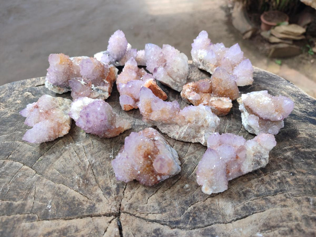 Natural Spirit Amethyst Clusters x 12 From Boekenhouthoek, South Africa - Toprock Gemstones and Minerals 