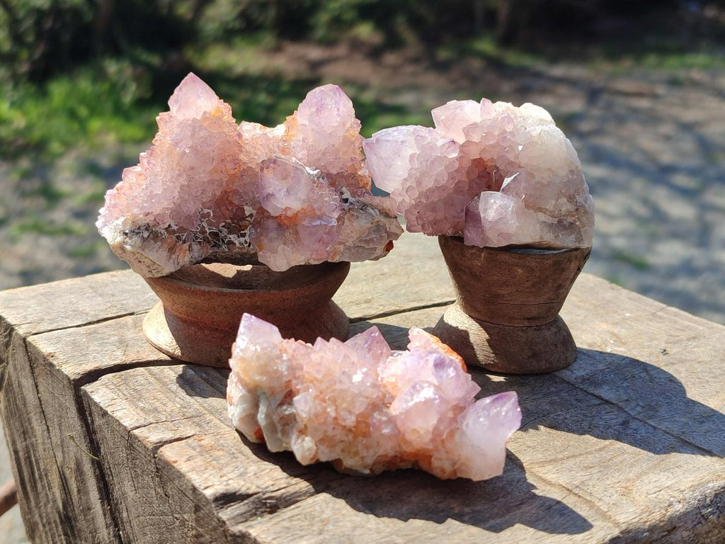 Natural Spirit Amethyst Clusters x 12 From Boekenhouthoek, South Africa - Toprock Gemstones and Minerals 