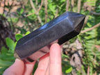 Polished Double Terminated Black Basalt Crystals x 4 From Madagascar - Toprock Gemstones and Minerals 