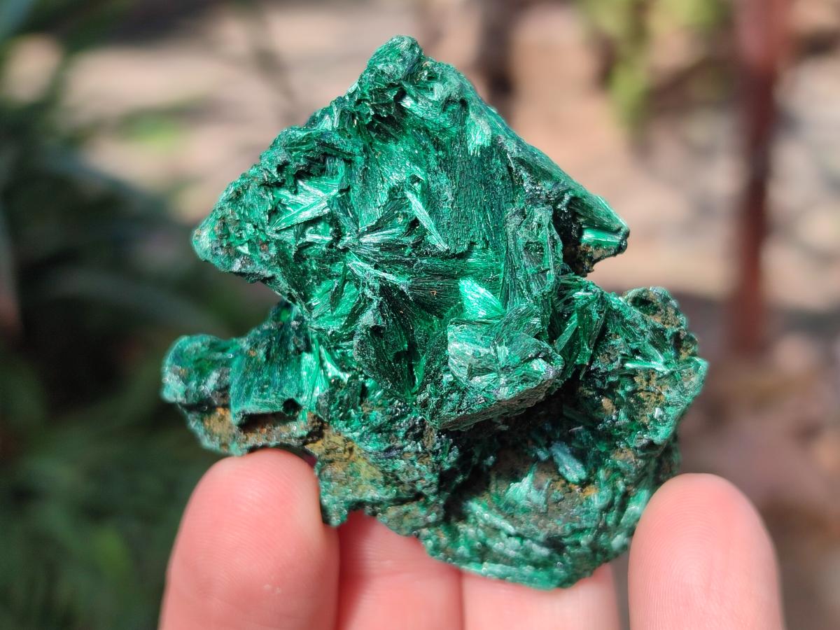 Natural Silky Malachite Specimens x 12 From Kasompe, Congo - Toprock Gemstones and Minerals 