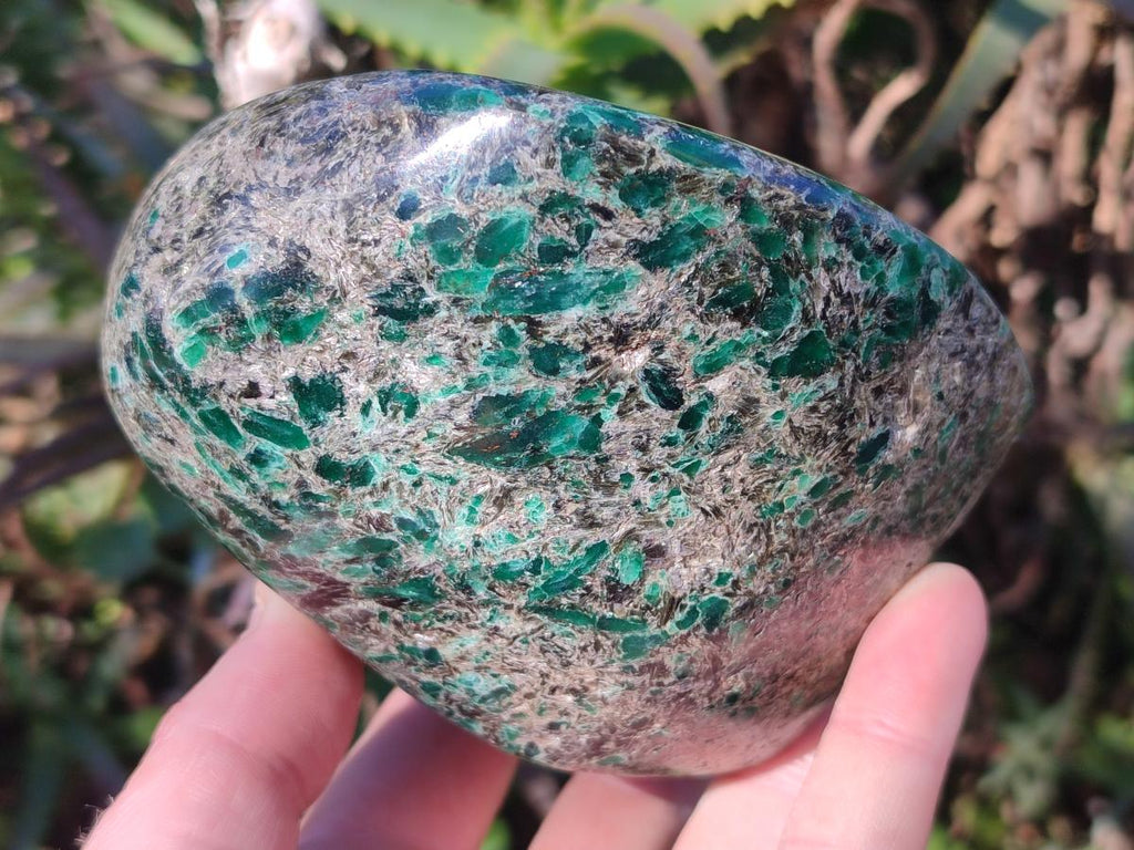 Polished Large Emerald Mica 'Mutokolite' Standing Display Piece x 1 From Mutoko, Zimbabwe - Toprock Gemstones and Minerals 