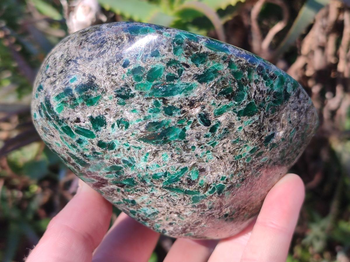 Polished Large Emerald Mica 'Mutokolite' Standing Display Piece x 1 From Mutoko, Zimbabwe - Toprock Gemstones and Minerals 