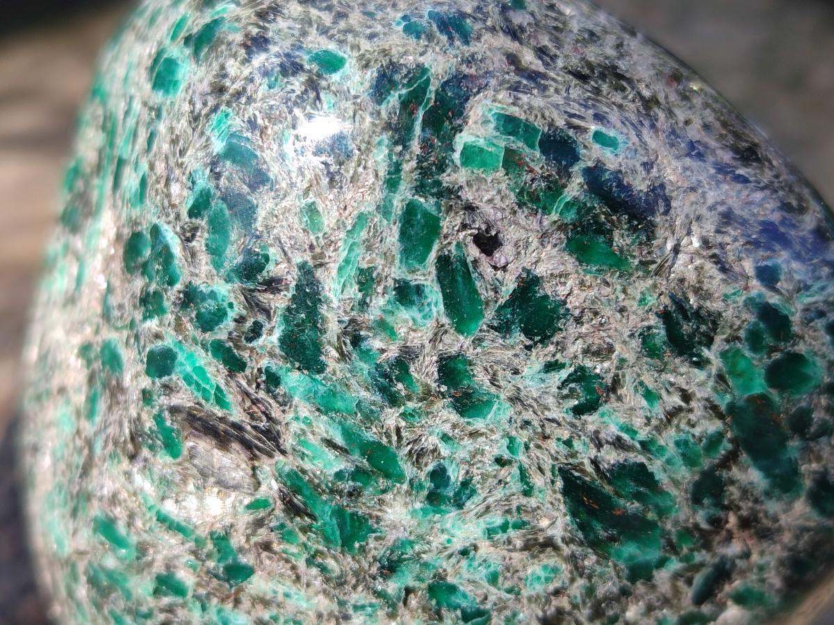 Polished Large Emerald Mica 'Mutokolite' Standing Display Piece x 1 From Mutoko, Zimbabwe - Toprock Gemstones and Minerals 