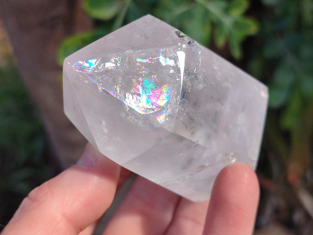 Polished Clear Quartz Crystals x 6 From Madagascar - Toprock Gemstones and Minerals 