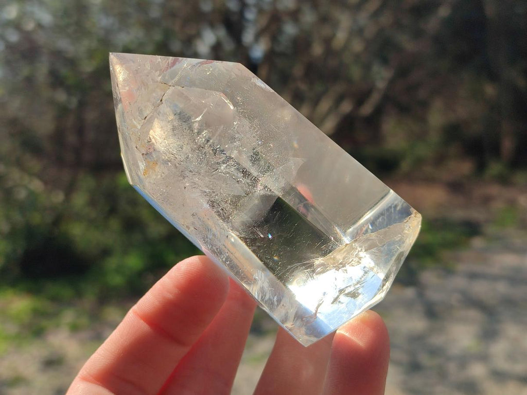Polished Clear Quartz Crystals x 6 From Madagascar - Toprock Gemstones and Minerals 