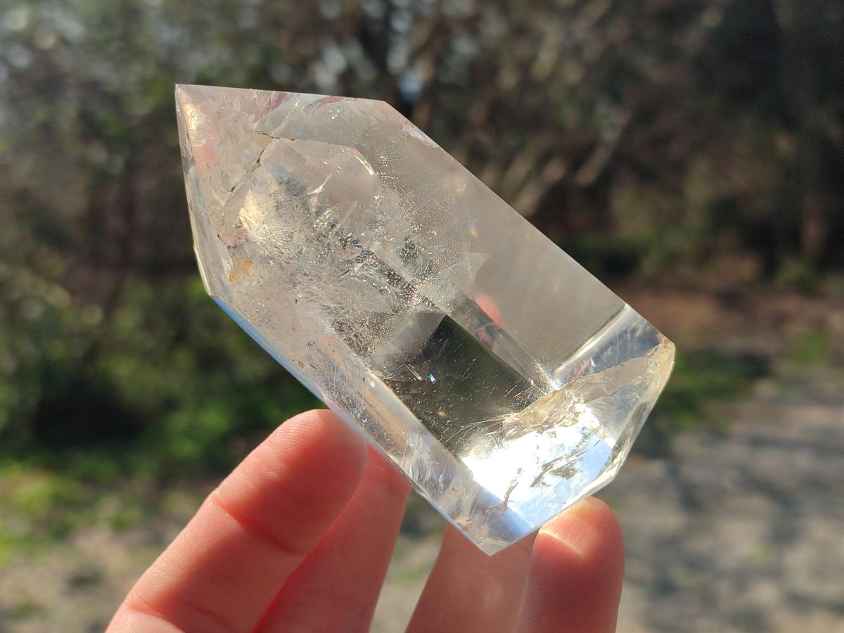 Polished Clear Quartz Crystals x 6 From Madagascar - Toprock Gemstones and Minerals 