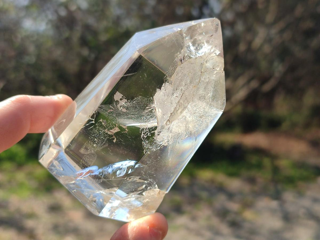 Polished Clear Quartz Crystals x 6 From Madagascar - Toprock Gemstones and Minerals 