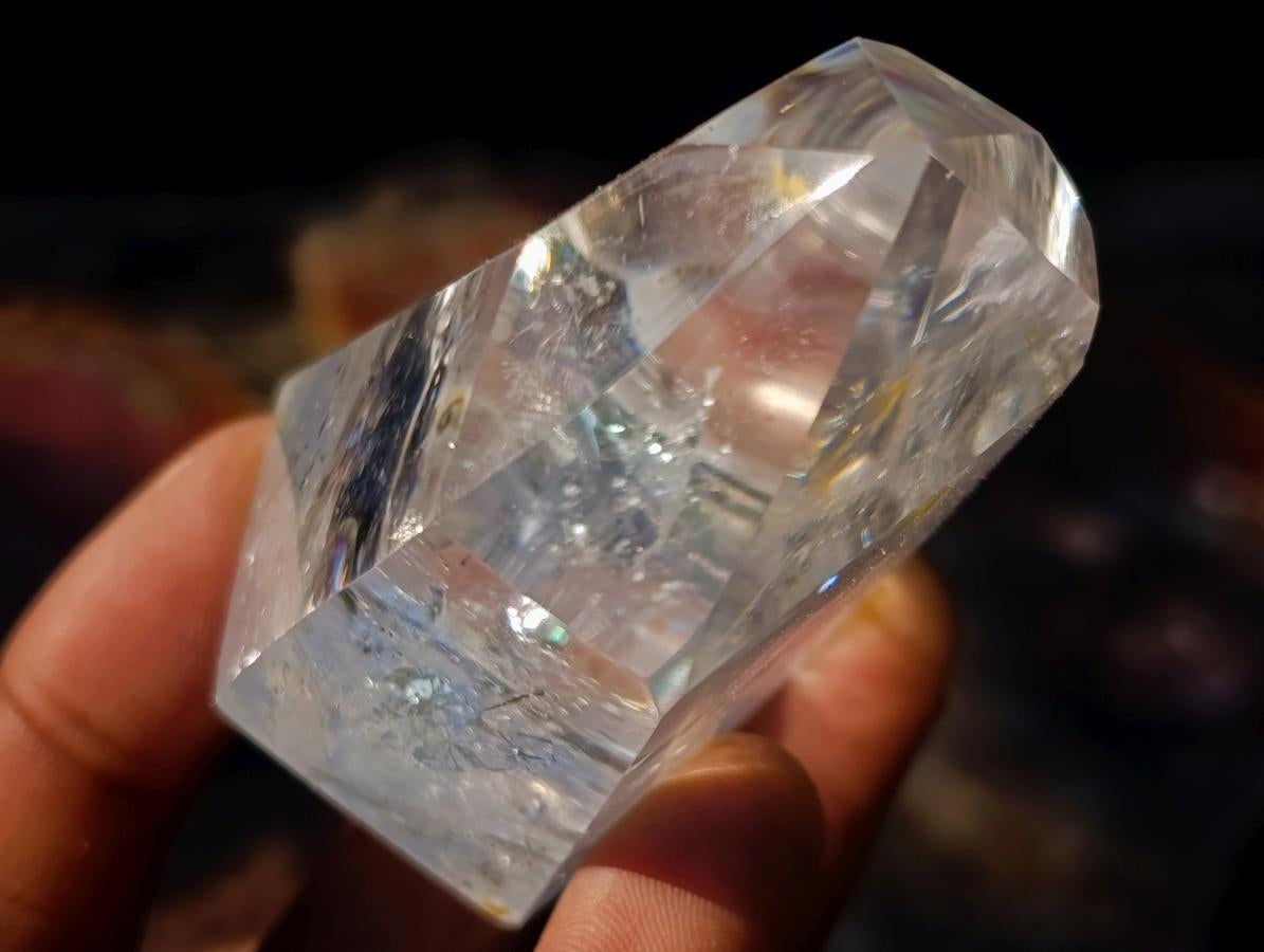 Polished Clear Quartz Crystals x 6 From Madagascar - Toprock Gemstones and Minerals 