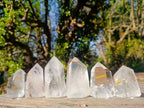 Polished Clear Quartz Crystals x 6 From Madagascar - Toprock Gemstones and Minerals 
