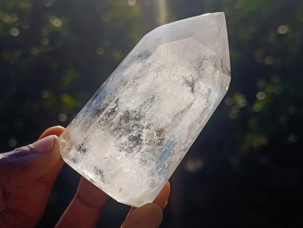 Polished Clear Quartz Crystals x 6 From Madagascar - Toprock Gemstones and Minerals 