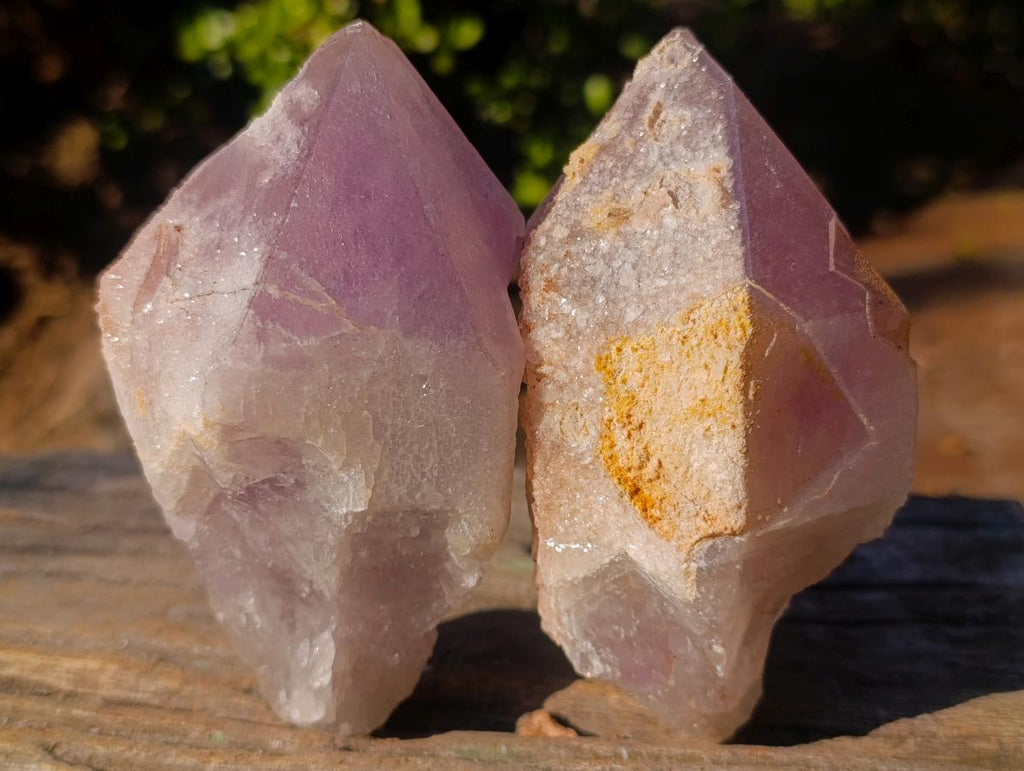 Natural Jacaranda Amethyst Crystals and Clusters x 6 From Mumbwa, Zambia - Toprock Gemstones and Minerals 