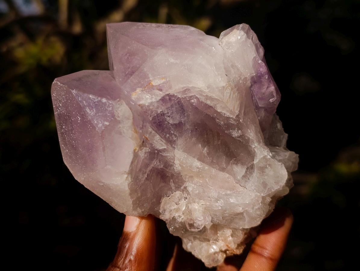Natural Jacaranda Amethyst Crystals and Clusters x 6 From Mumbwa, Zambia - Toprock Gemstones and Minerals 