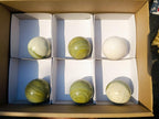 Polished Butter Jade Spheres x 6 From Bronkhorstspruit, South Africa - Toprock Gemstones and Minerals 