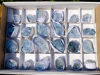 Natural Blue Celestite Specimens x 24 From Sakoany, Madagascar - Toprock Gemstones and Minerals 