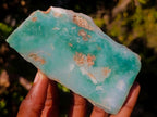 Polished One Side Great Dyke Mtorolite Chrysoprase Slices x 6 From Great Dyke Mountain Range, Zimbabwe - Toprock Gemstones and Minerals 