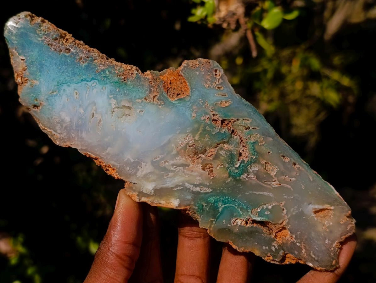 Polished One Side Great Dyke Mtorolite Chrysoprase Slices x 6 From Great Dyke Mountain Range, Zimbabwe - Toprock Gemstones and Minerals 
