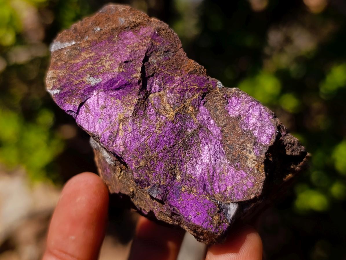 Natural Metallic Cobbed Purpurite Specimens x 12 From Erongo, Namibia - Toprock Gemstones and Minerals 