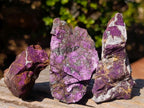 Natural Metallic Cobbed Purpurite Specimens x 12 From Erongo, Namibia - Toprock Gemstones and Minerals 